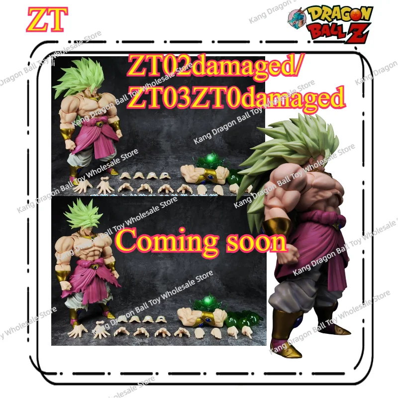 Figura de Broly de ZT Studio, Dragon Ball Super Saiyan Broly, 10 Pulgadas, Guerrero del Anime Clásico, Figura de Acción, Modelo de Juguete, Regalos