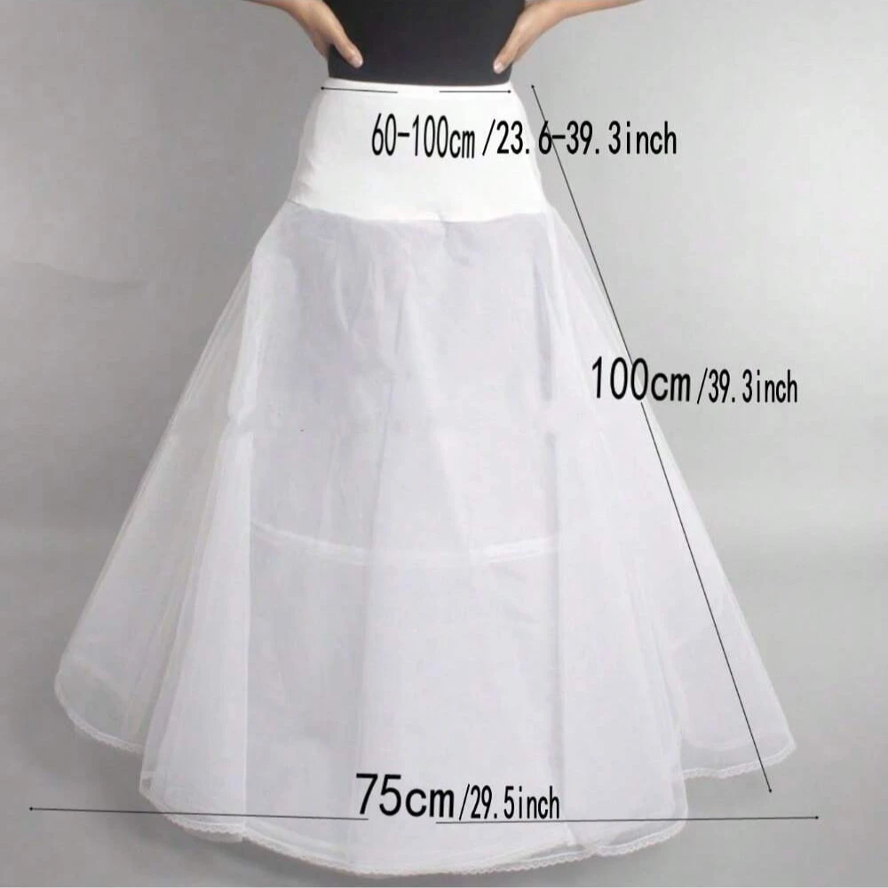 Ballkleid Braut Slip Hoop Rock Hochzeit Petticoat Unterrock Krinoline – Detail 10