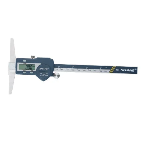

Double Hooks Depth Caliper Gauge Test Tool with Waterproof IP54 Two Kind Measurement System Conversion Range 0-200mm