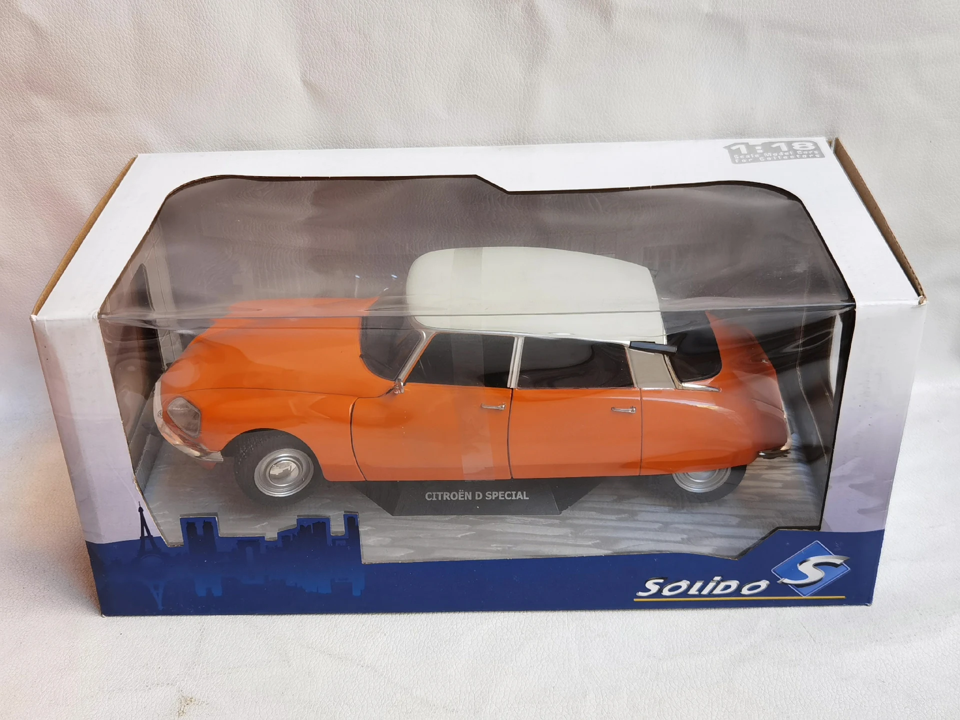 Diecast SOLIDO 1/18 Scale CITROEN D SPECIAL 1972 W1 Alloy Car Model