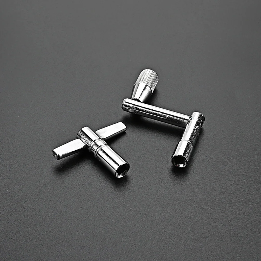 

Drum Tuning Keys Metal Wrench Set Universal Silver Color Musical Instrument Accessories tool for Drummers