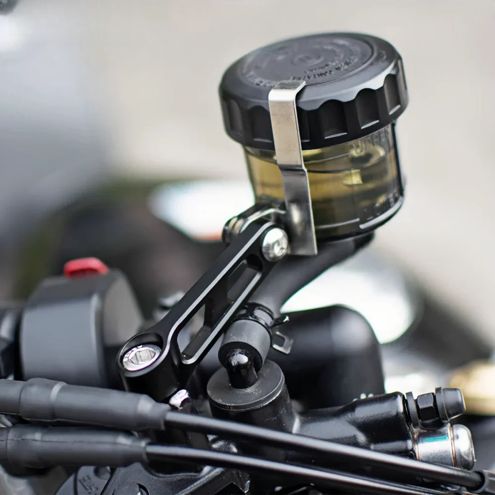 【Perfect fit】Cfmoto 450Clc Modified Oil Cup Bracket Upper Pump Oil Pot Bracket Cnc Aluminum Alloy Leaking Decorative Parts