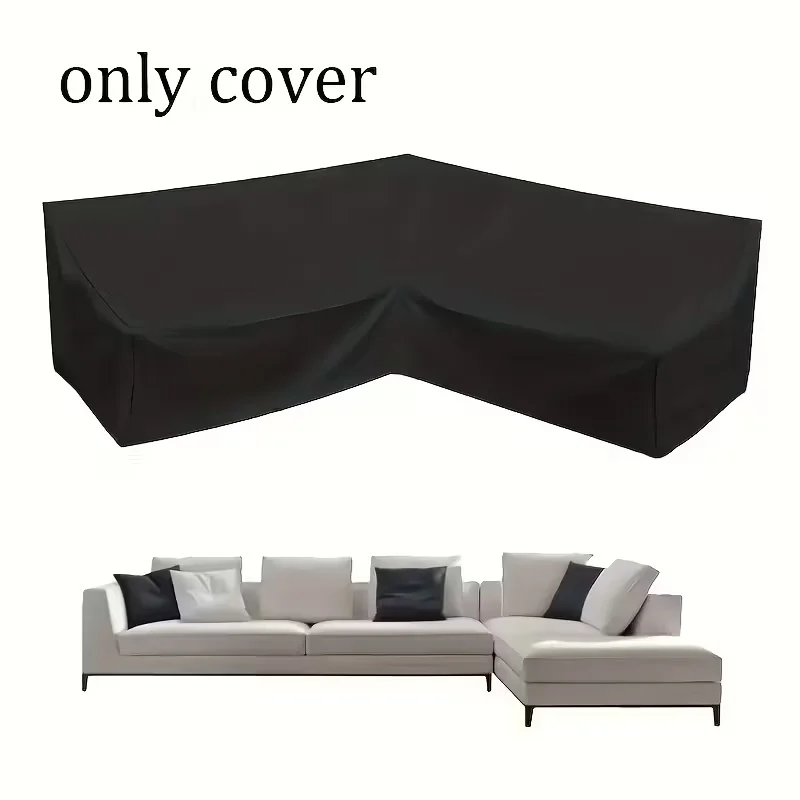 

Outdoor Sectional Sofa Cover for L-Shaped & V-Shaped Corner Couches | Enhanced Furniture Protection, Polyester Oxford Cloth