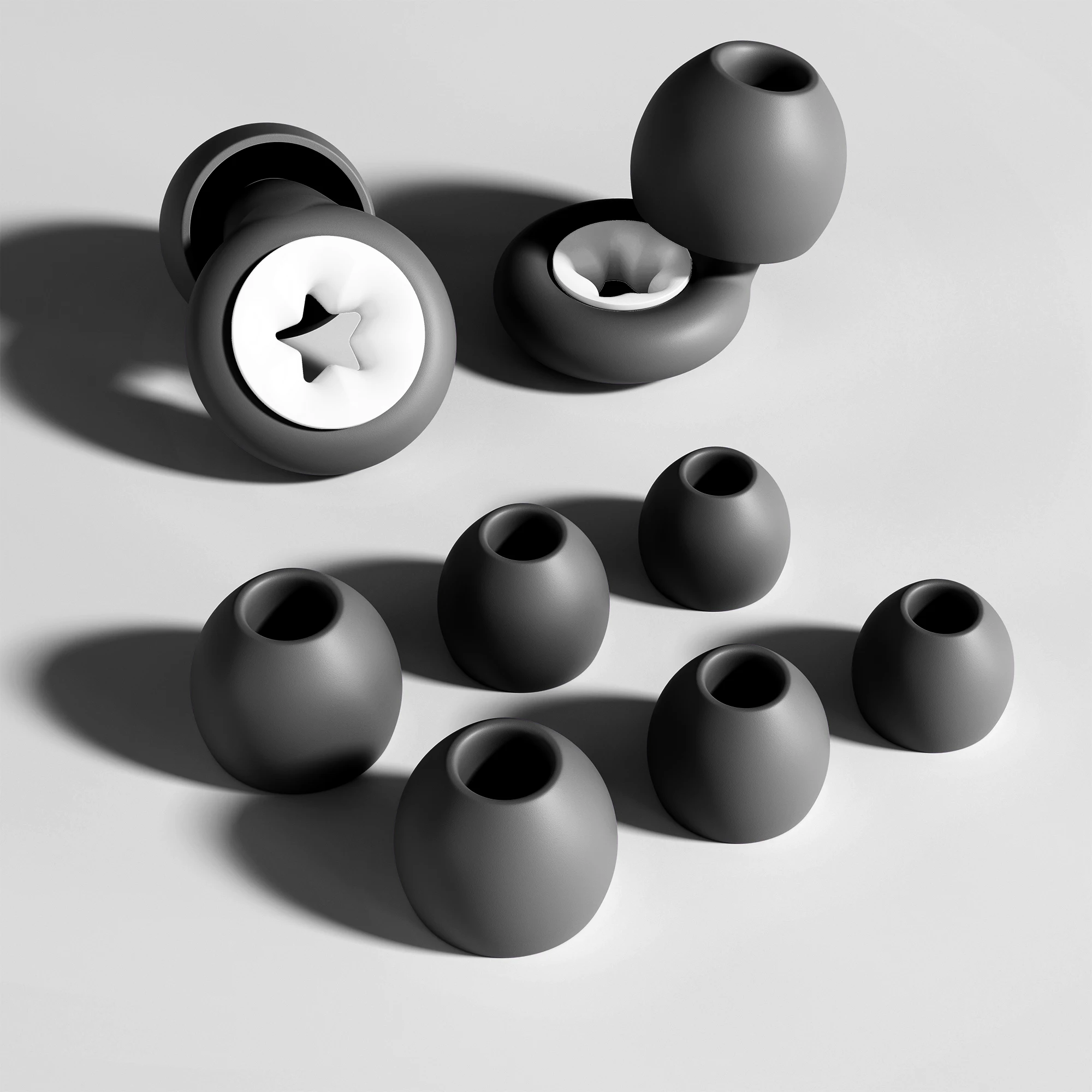 New Design Silicone Earplugs Soundproof for Swimming Sleep N