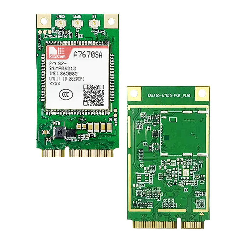 SIMCOM CAT1 LTE Module A7670SA-FASE-PCIEA Suporrt 4G+2G+GNSS