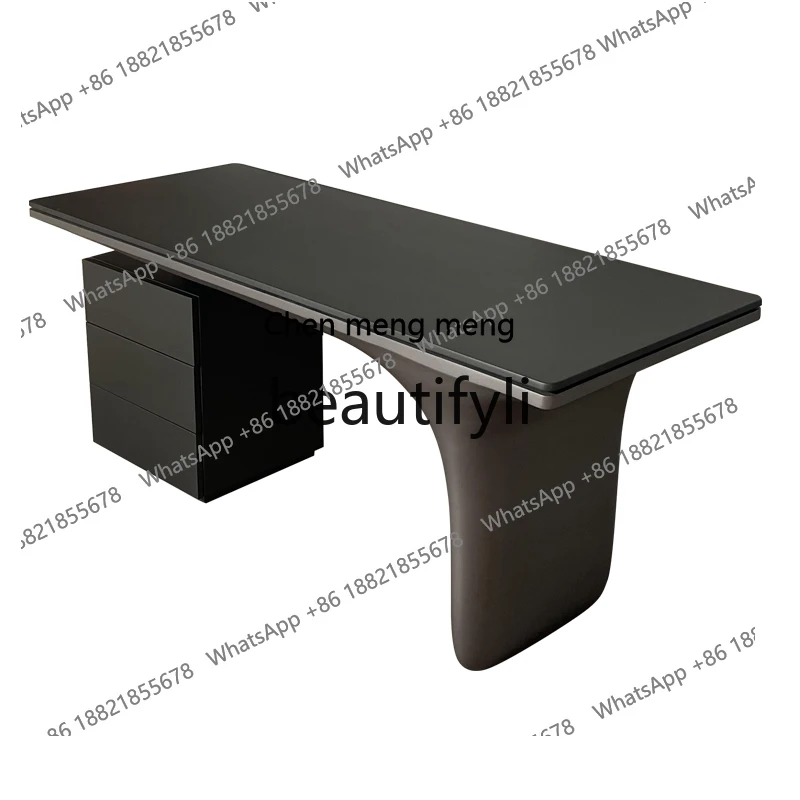 French antique desk retro antique paint solid woodH