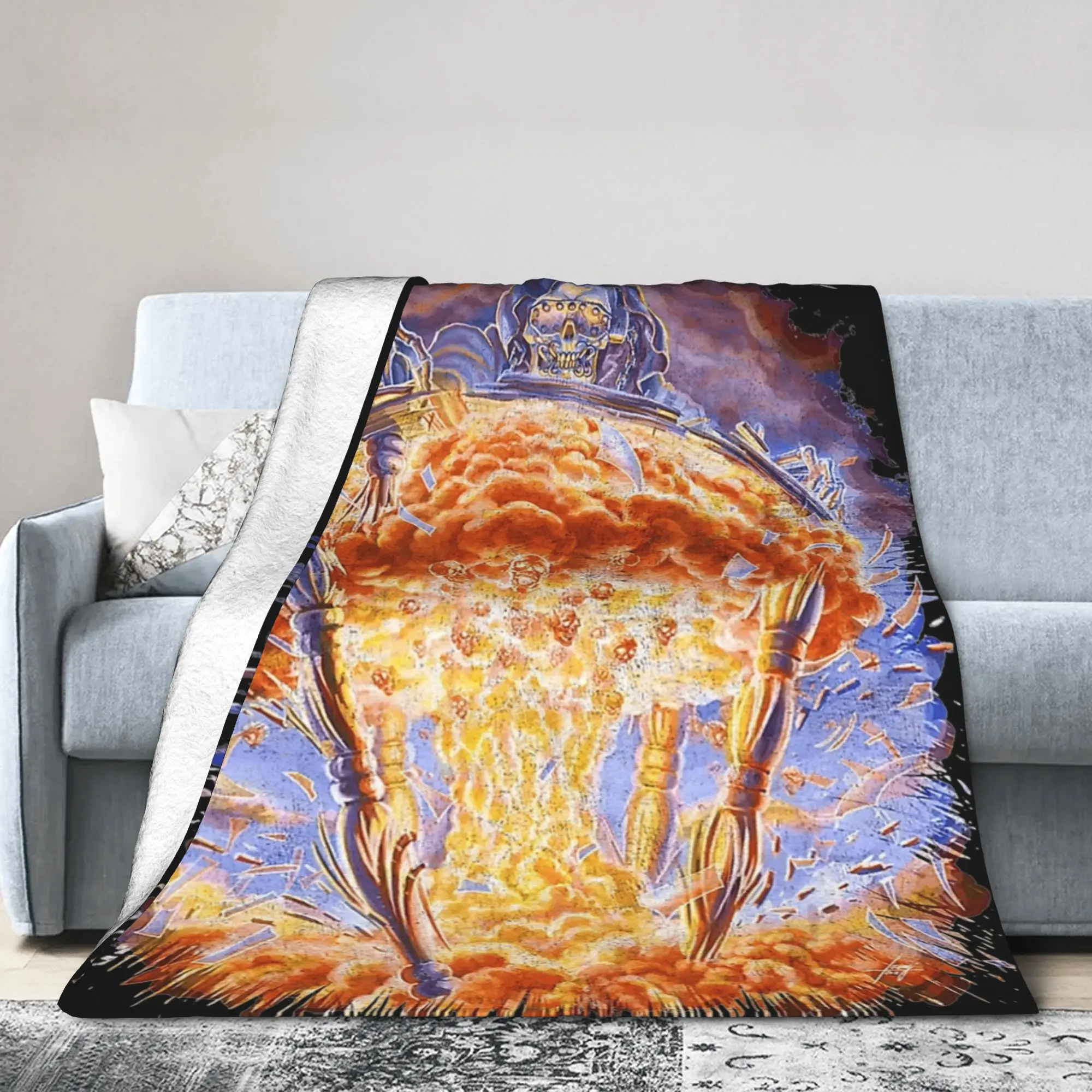 

Mega Death Countdown To Extinction Megadeths Flannel Blankets Winter Warm Soft Throw Blanket for Living Room Bedspread