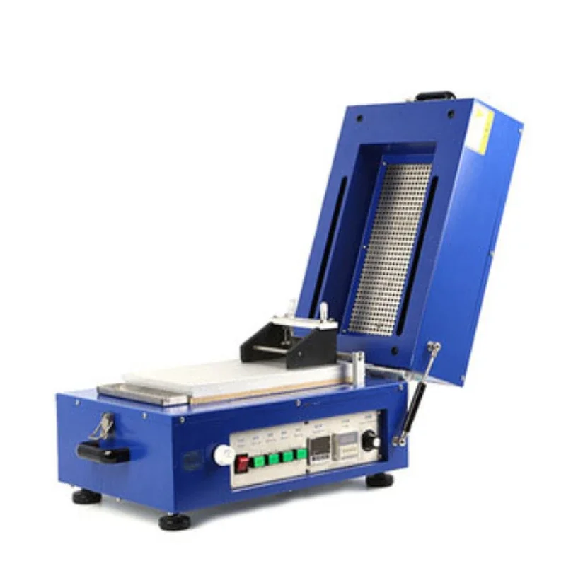 Laboratory desktop film coating machine with drying device,  with digital display scraper200*350mm