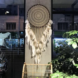 large dream catcher big kids room decoration girl nordic decoration home nordic style kids decoration wind chimes dreamcatcher