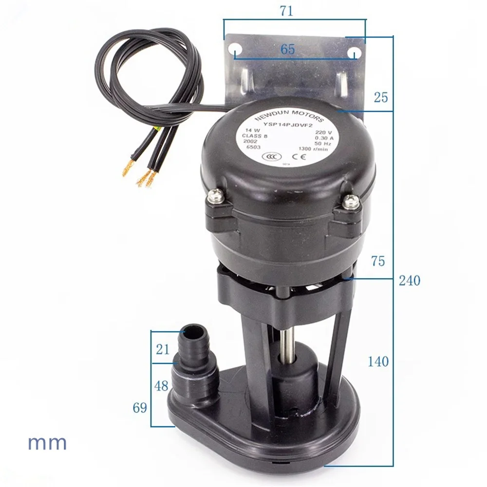 

Ice maker water pump circulation pump for YSP14P JDVF2 Ice granule machine 14W pumping pump accessories