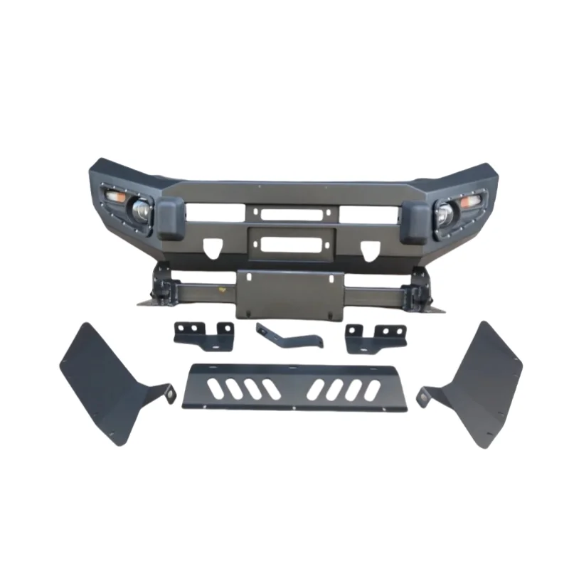 

Brand-New Easy Install Steel Off-Road Anti-Collision Bumper with Winch Bracket Fog Light Cut-Outs for D-Max Models 2012-2016