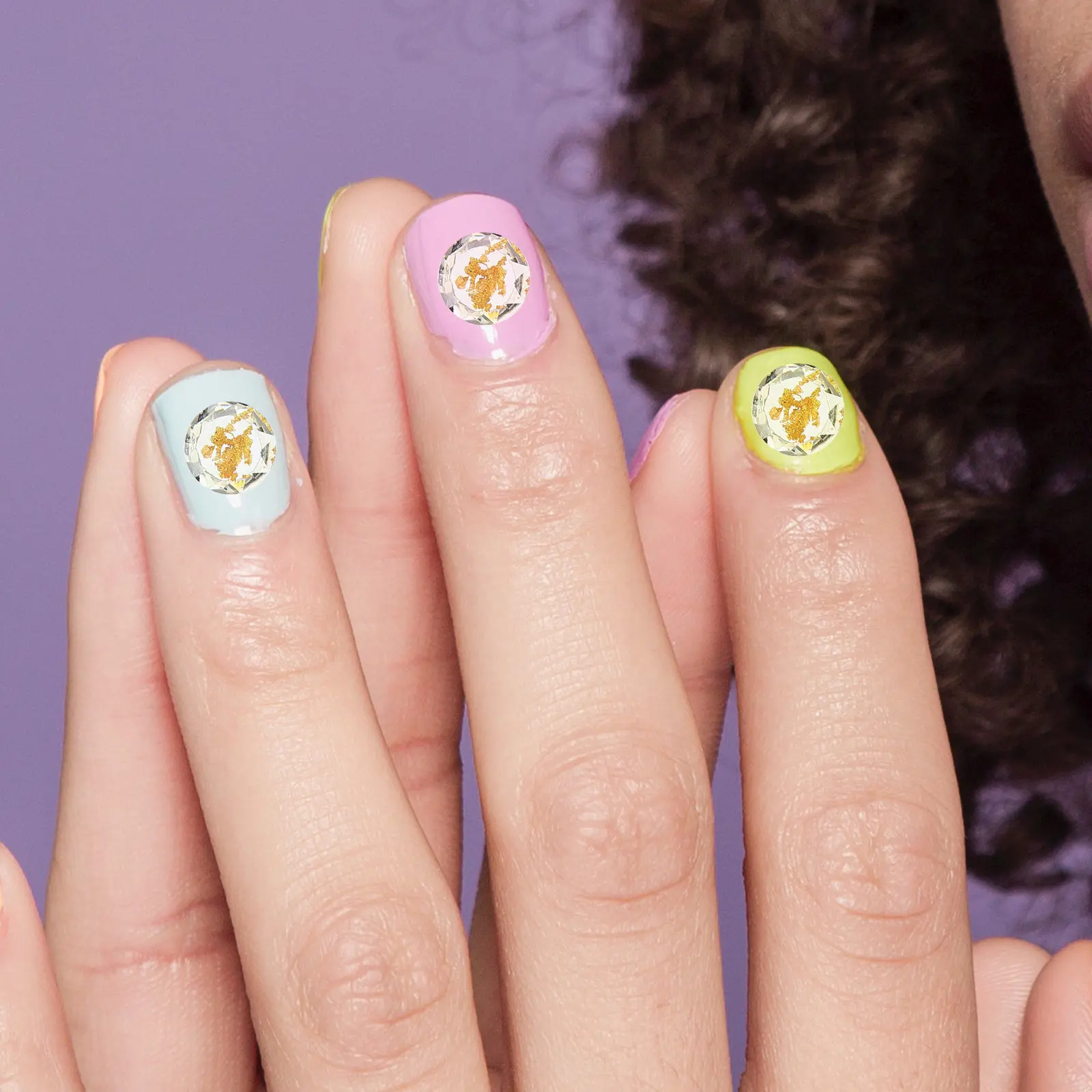 

100Pcs Decorative Nail Charms Nail Art Stones Shiny Manicure Accessories for Natural Artificial Nails Jewelry Gift Idea