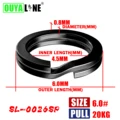 Black 6mm 50pcs