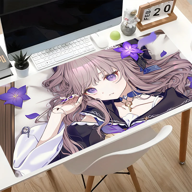 لوحة ماوس كبيرة بتصميم أنمي، م - مراجعة Tradescantia Purple وسعره