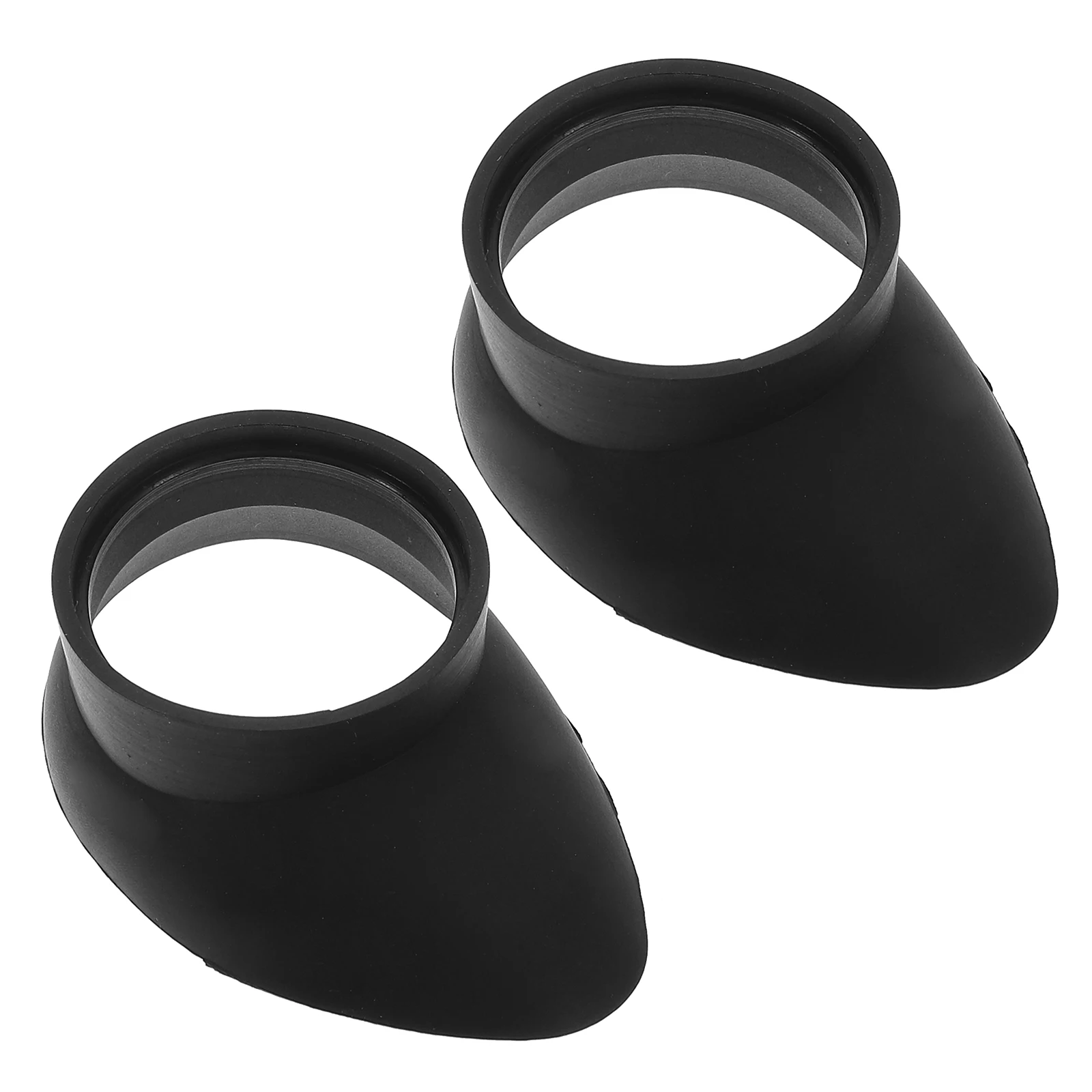 

2pcs Microscope Eyepiece Hood Rubber Cap Compatible Telescope Eye Cups Replacement Accessory Lightweight Portable