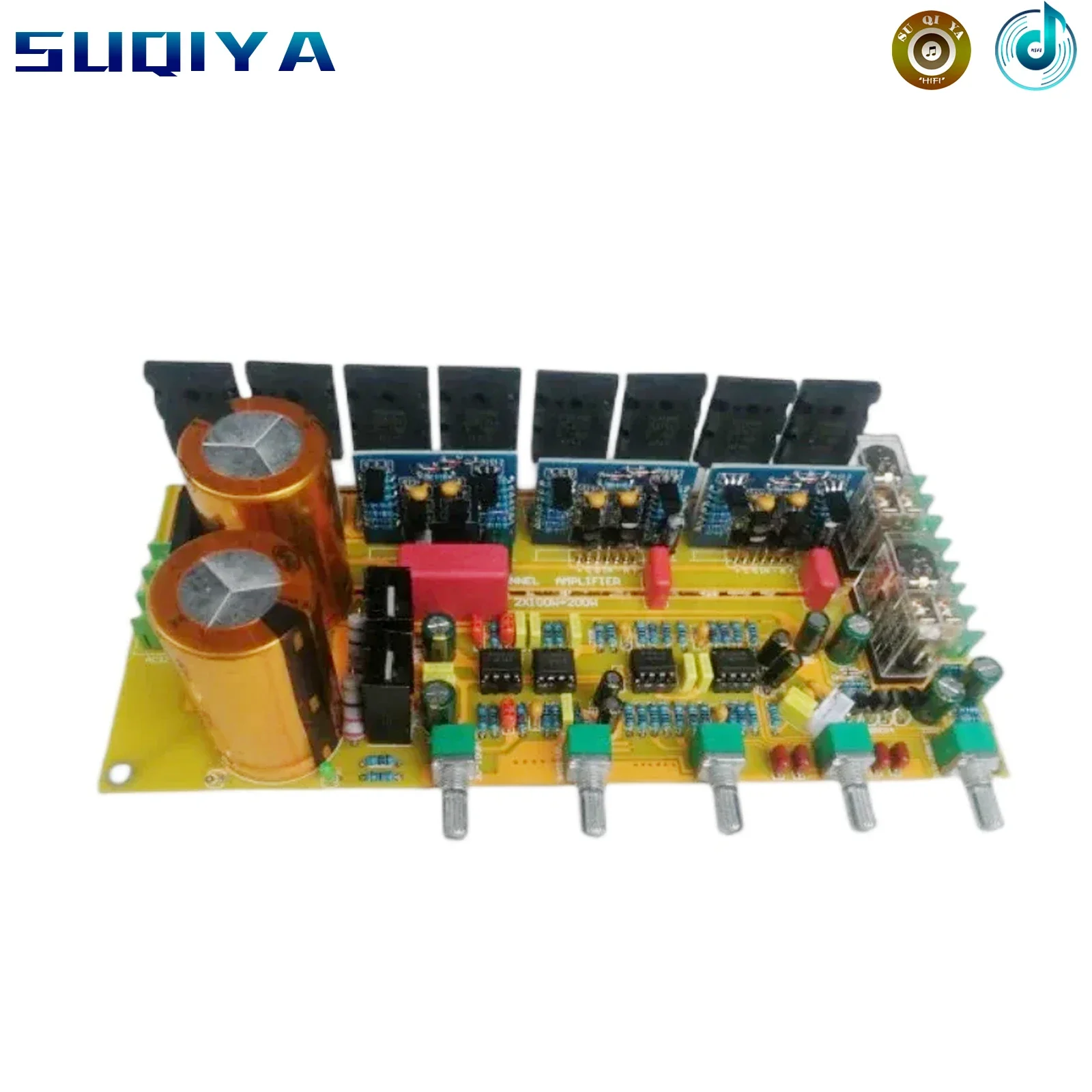 

Toshiba TTC5200 TTA1943 Tube Dual AC32V 2.1 Channel 100W*+200W Rear Stage Audio Amplifier Board With Preamp Tone Tuning
