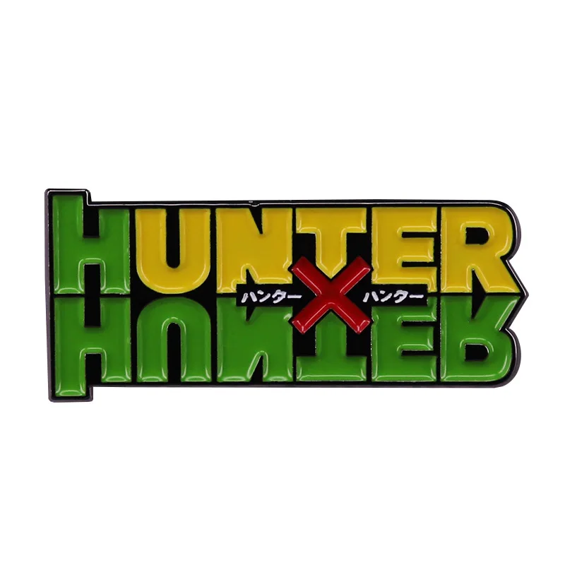 

Значок-брошь HUNTER×HUNTER в стиле аниме: эмалевая булавка с персонажем мультфильма, модный декоративный аксессуар для рюкзаков и одежды