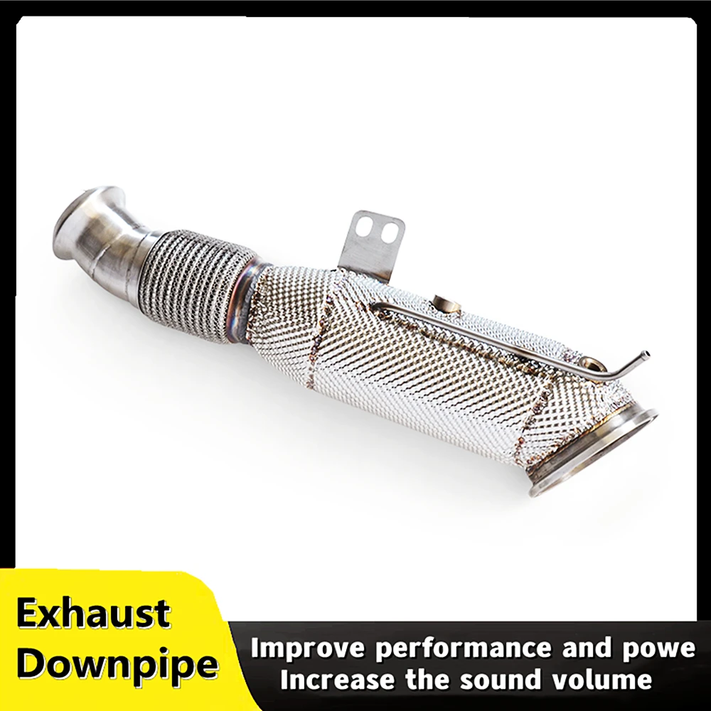 

For BMW M240 M240i G42 B58 3.0T 2021-2023 head segment high-performance exhaust system exhaust downpipe with heat shield