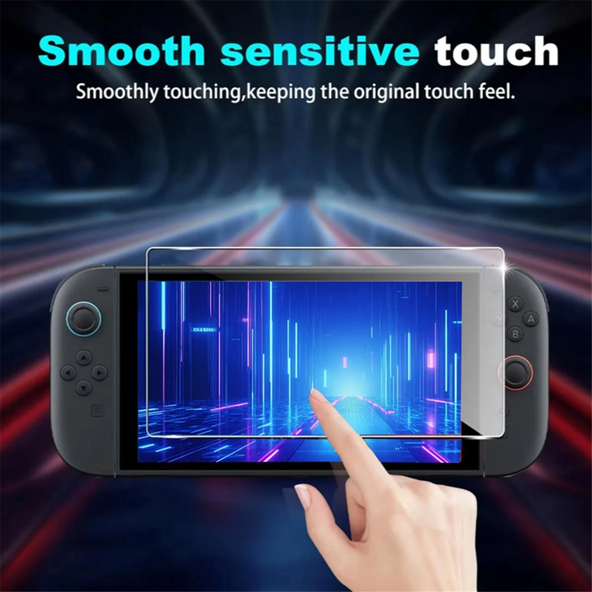 

2025+Carrying Case for Switch 2 Accessories Kit for 2 Screen Protector Cover Thumb Grip