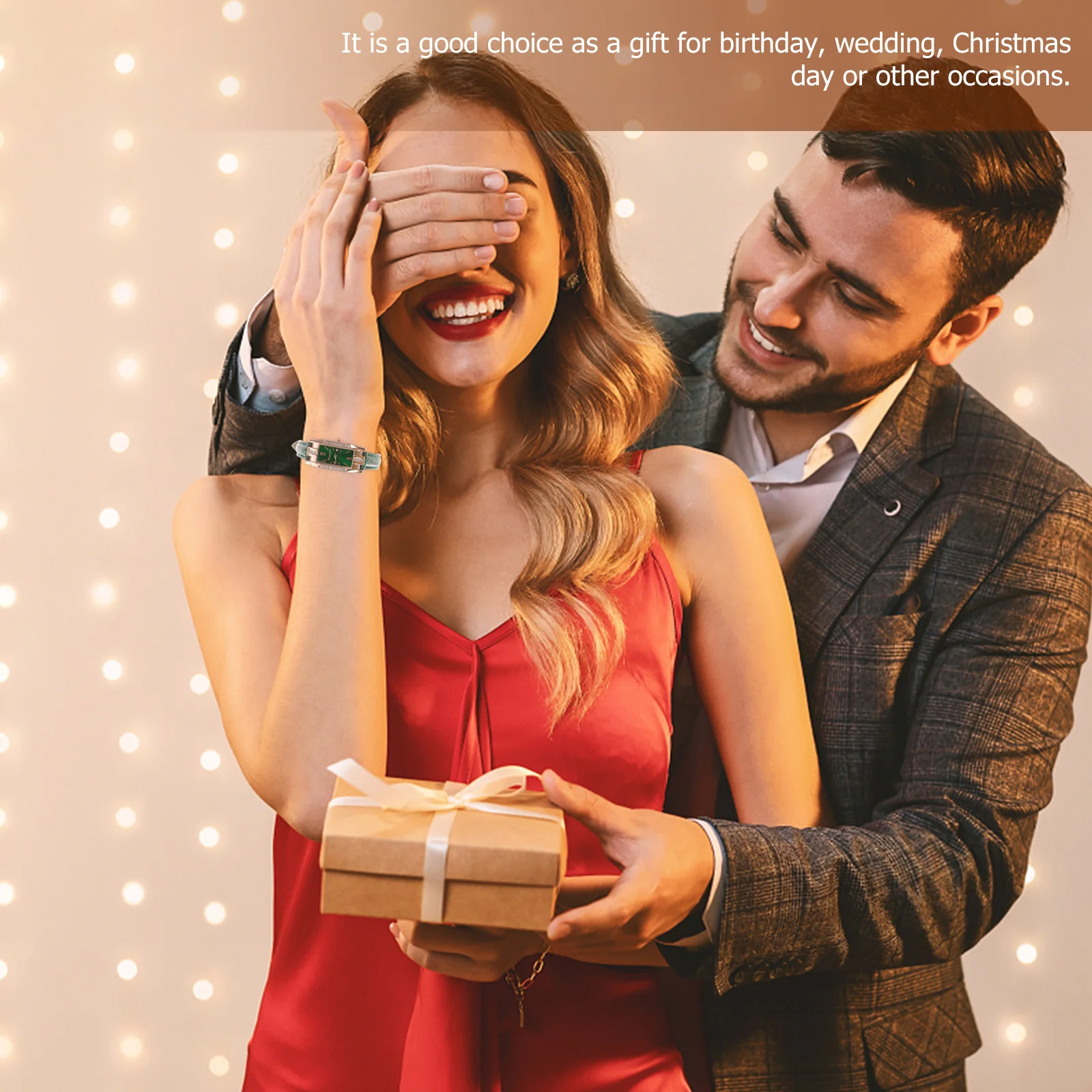 

1Pcs Women Quartz Watch Timepiece with Clear Hour Minute Hands Stylish Decorative Watch for Work School Gathering