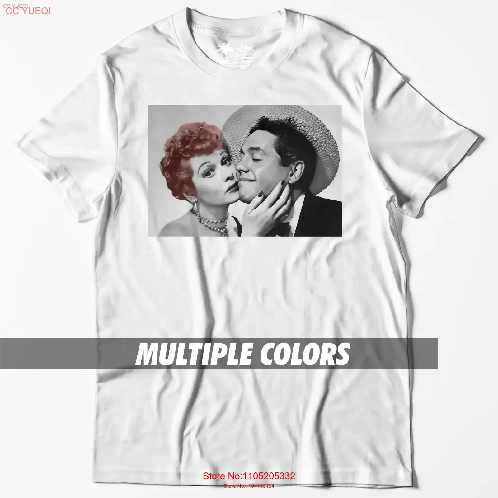 I Love Lucy Lucille Ball TV Show Comedy Sitcom T Shirt Desi Arnaz Ricky 2 Ricardo 100 Cotton vintage Washed Unisex Breathable