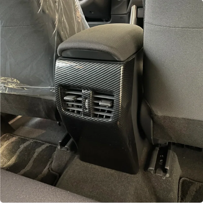 Car Armrest Rear Outlet Cover Air Vent Panel Frame Decoration Parts For Toyota Corolla Cross 2020-2021 Interior Accessorie