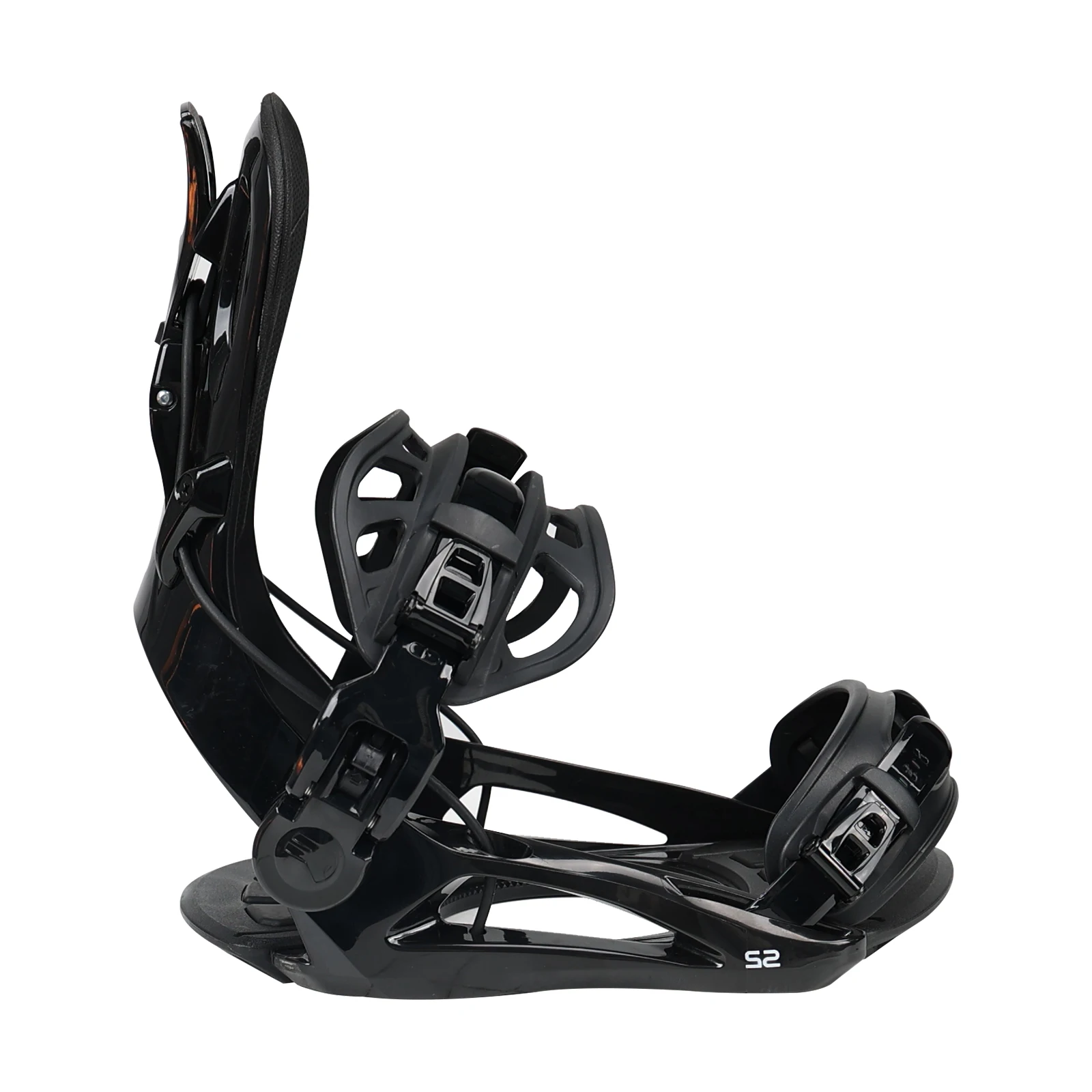 Step-In Snowboard Bindings Speed Entry,All-Mountain Shock Absorbing,Adjustable Highback for Beginners