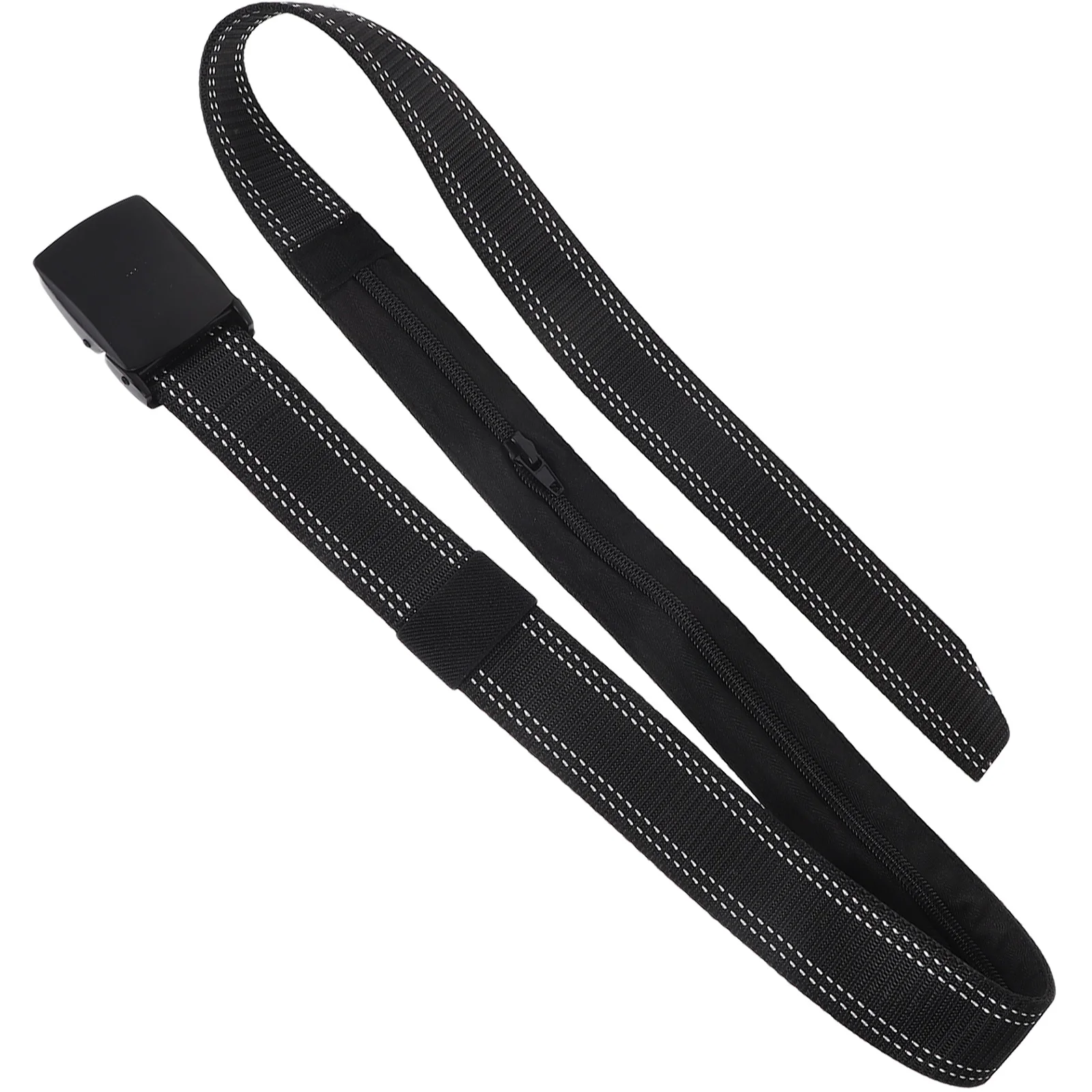 حزام نقود السفر للرجال، حزام خصر مخفي مضاد للسرقة، إبزيم معدني، أنيق وآمن ومريح ومناسب لمختلف الملابس #5