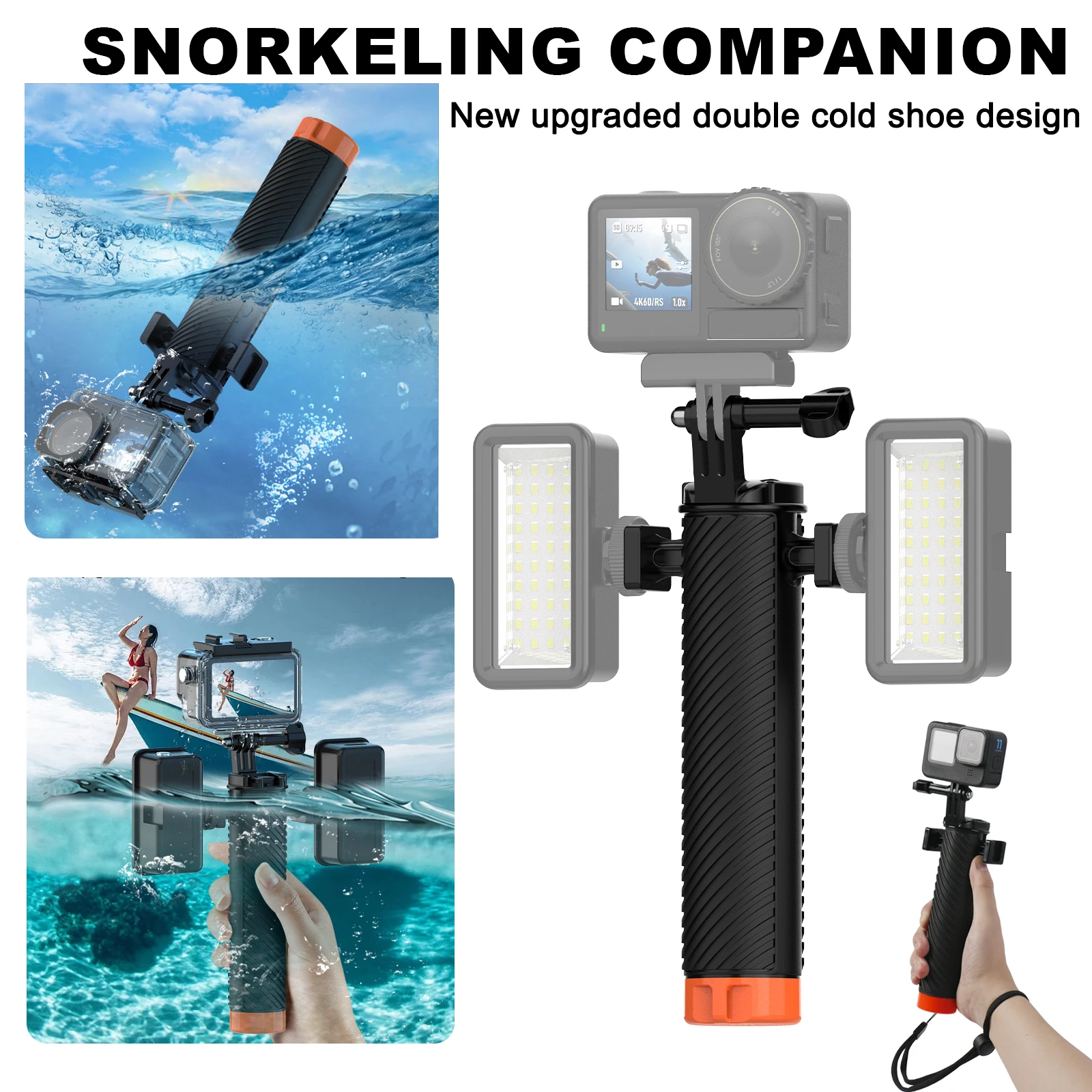 غطاء مقاوم للماء الغطاء الواقي تحت الماء 45 متر الغوص شل الغوص الحال بالنسبة Insta360 Ace Pro 2 / Pro ملحقات الكاميرا الرياضية