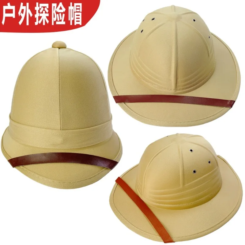 EVA Sun Hat Men Women Outdoor Explorer Bucket Hat Heat Pressed Fishing Cap Breathable Summer Fashion Sunscreen Wholesale
