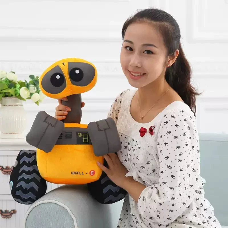 Cartoon WALL-E Vivid Robot Plush Toy Wall E Minion Robot soft Stuffed Movie Anime Plush Doll Toy Home Decor Birthday Gift