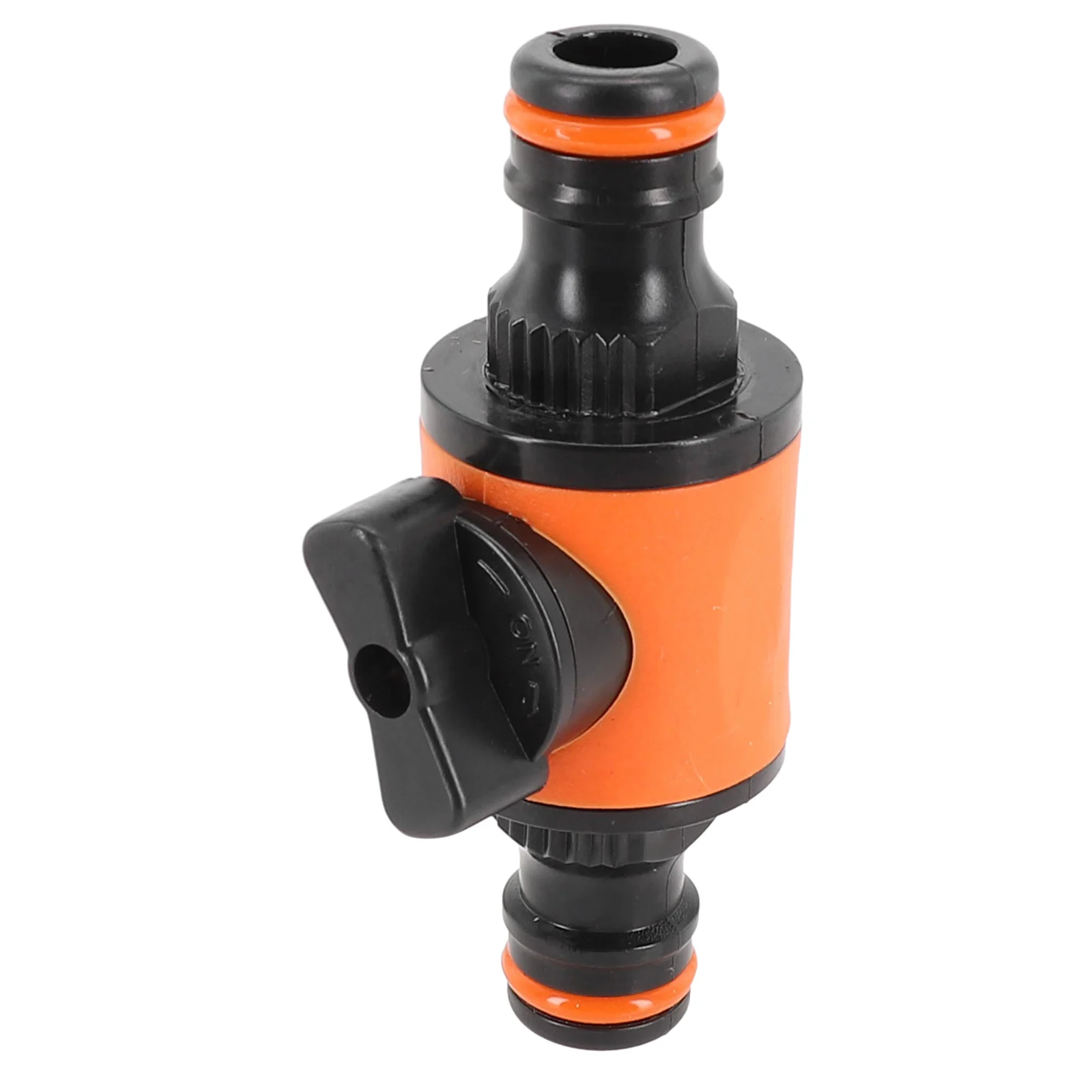 2PC Garden Hose Shut Off Connector Set with Quick Coupling Function and Inline Valve for Lawn Water Management and Irrigation