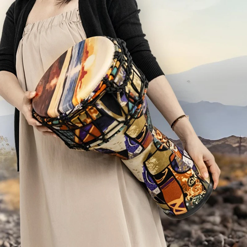 Portable Djembe Drum 8.5 Inch African Drums Small Children Beginners Professional African Djembe Musical Instruments Percussion