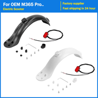 4 Hole Scooter Mudguard Parts for OEM Electric Scooter Rear Fender Light Baffle Guard 4 Hole 8.5 Inch Fender with Screws Hook