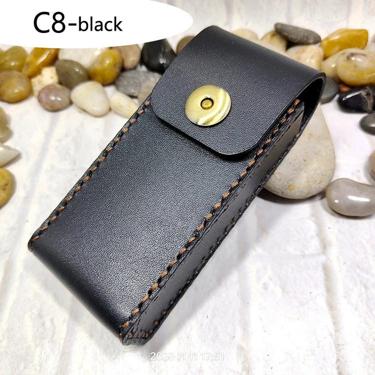 Multi Functional Tool Plier Waist Bag outdoor Portable Bowie Knife Plier leather sheath Belt Pack hand customized PD
