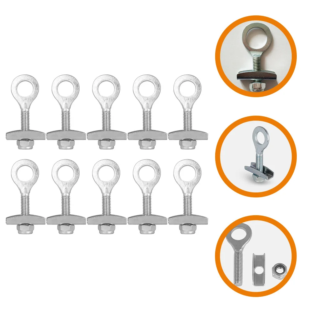 

10Pcs Bike Chain Tensioner Adjustable Chain Adjuster Tool for Fixed Gear Bicycles Heavy Duty Cycling Accessories
