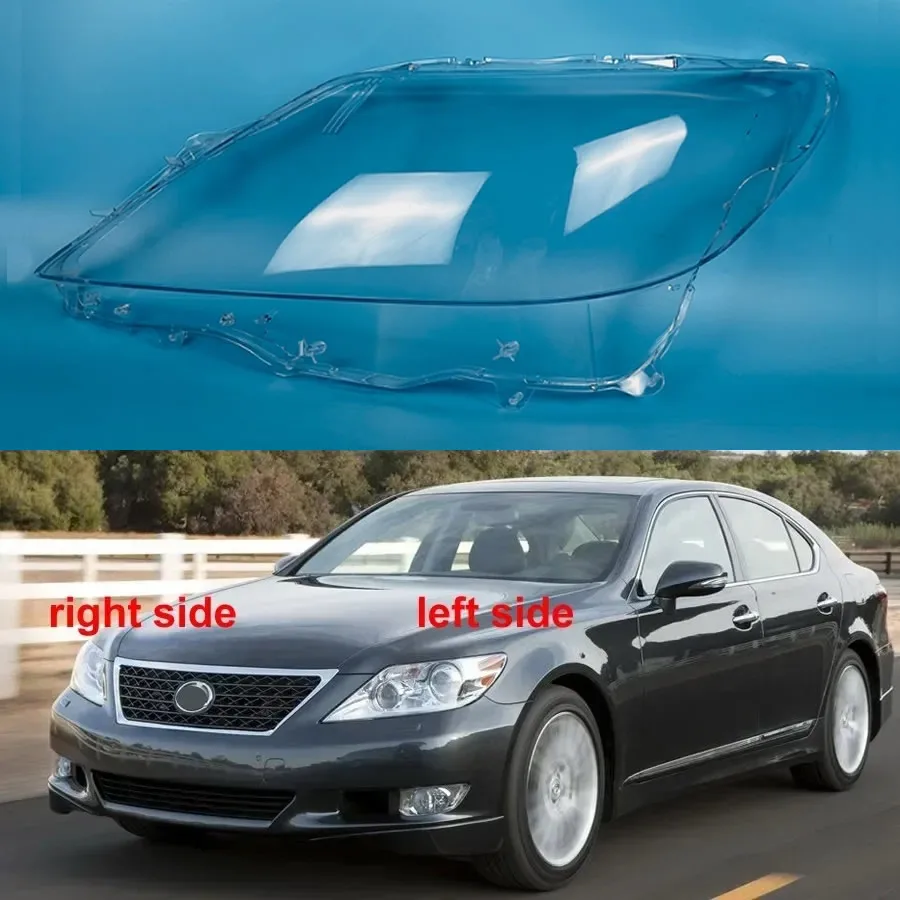For Lexus LS LS460 2010 2011 2012 Headlight Lamp Shade Transparent Headlamp Cover Lens Plexiglass Replace Original Lampshade