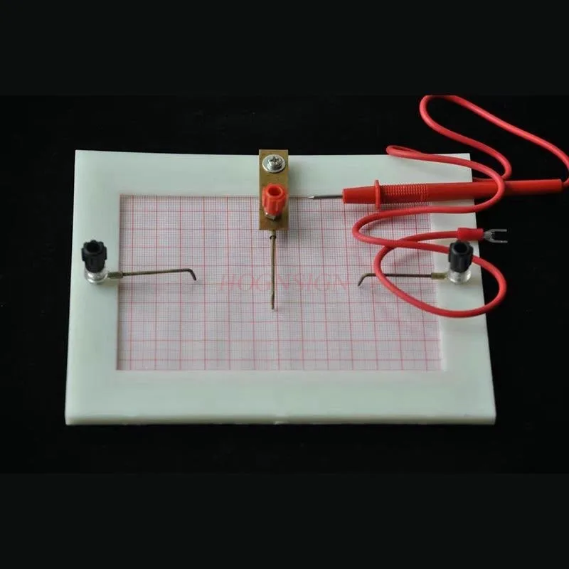 1pcs Equipotential line drawing experimental device, conductive glass type, high school physics, electricity, electrostatics