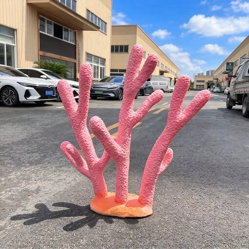 Animated marine life coral models customized for aquarium and museum decoration