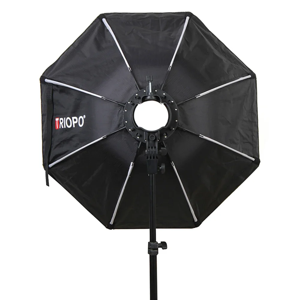 TRIOPO KX65 Umbrella Softbox Portable Outdoor Octagon For flash yongnuo YN200 yn560 iv Godox AD200 V1 tt350 Flash Speedlite Soft