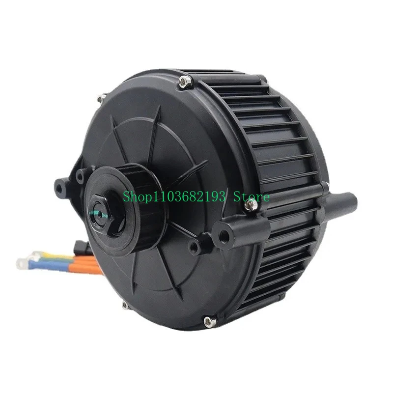 QS165 5000W 35H V2 72V 90KPH IPM PMSM Mid Drive Motor Hall Type Encoder Type For High Speed Dirtbike Motorcycle