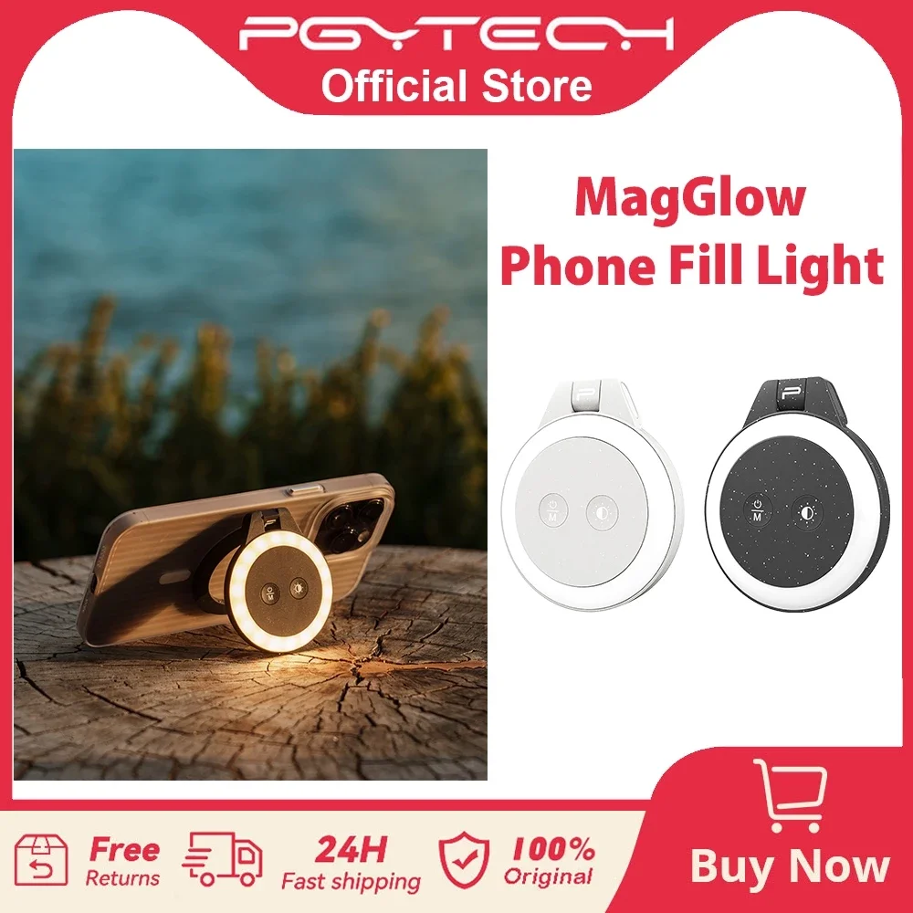 PGYTECH Mobile Light MagSafe Magnetic Ring Anchor Live Selfie Handheld Beauty Mini