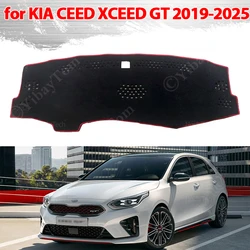For KIA CEED XCEED GT 2019-2025 Dashboard Cover Board Anti-Slip Mat Protect Pad Car Accessories Sunshade Carpet Rug
