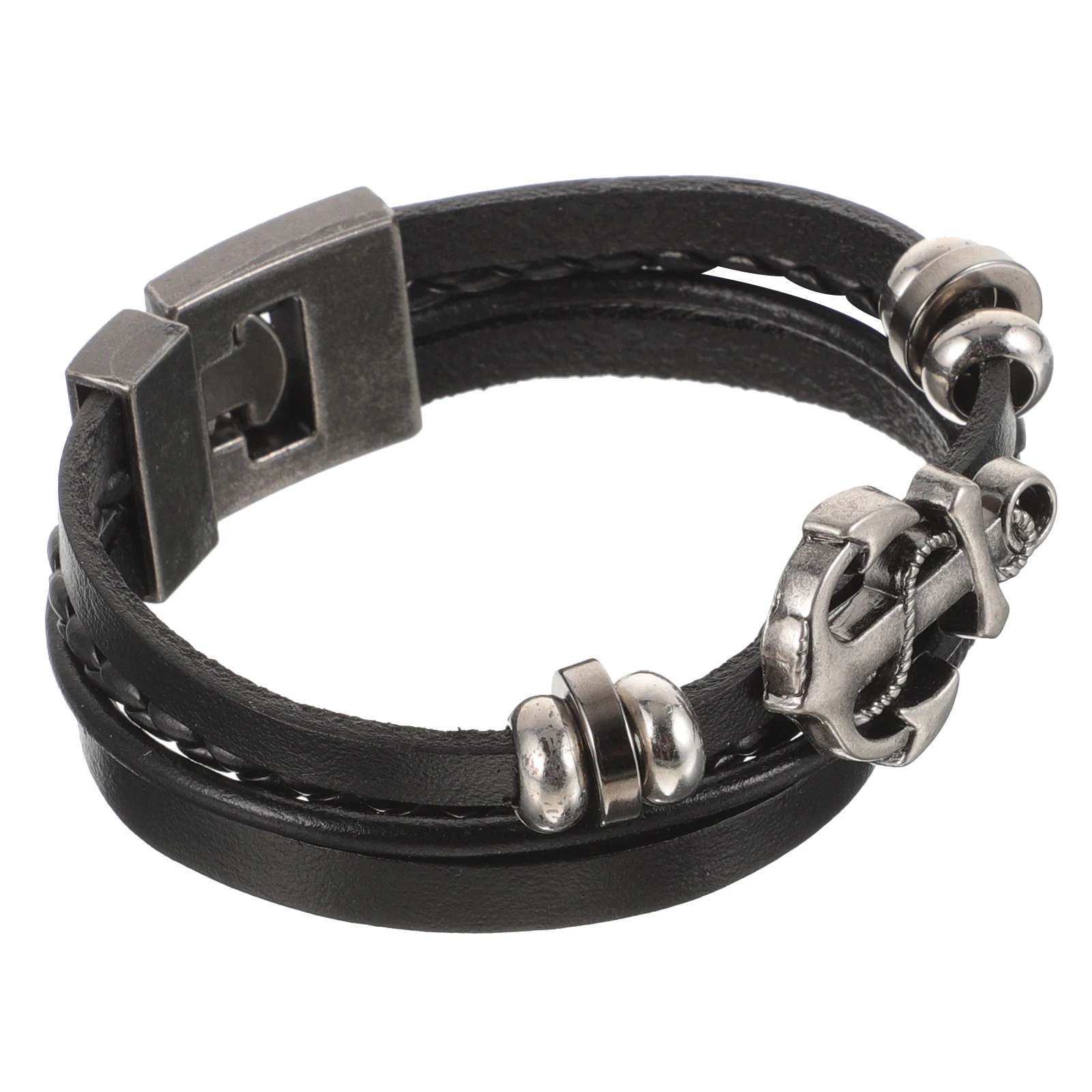 

Multi-Layer Bracelet Fashion Retro Hand Chain Adjustable Wrist Chain Durable Alloy Bangles Decorative Accessories For