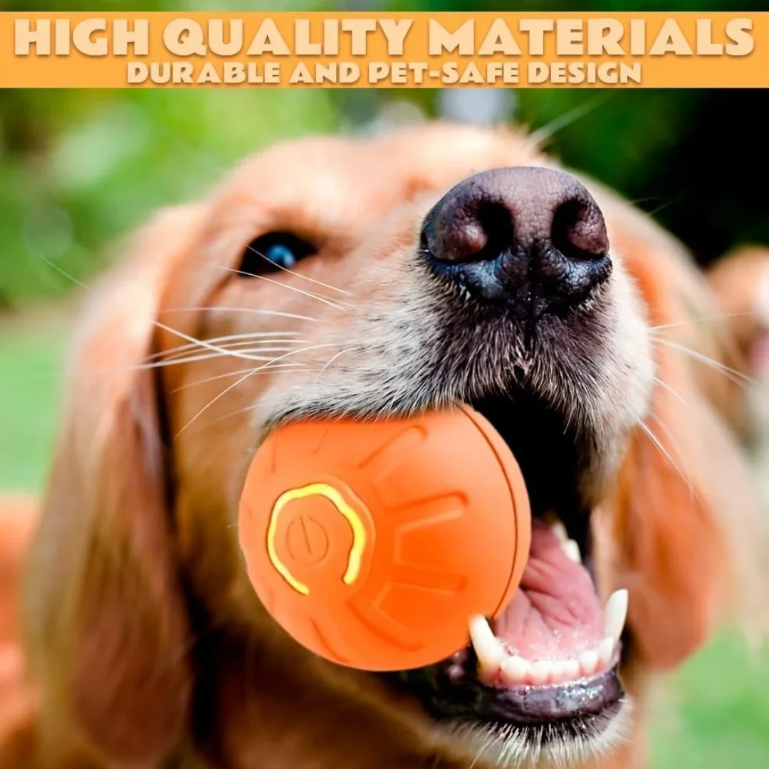 Pelota interactiva automática recargable USB para perros y gatos - imagen 4