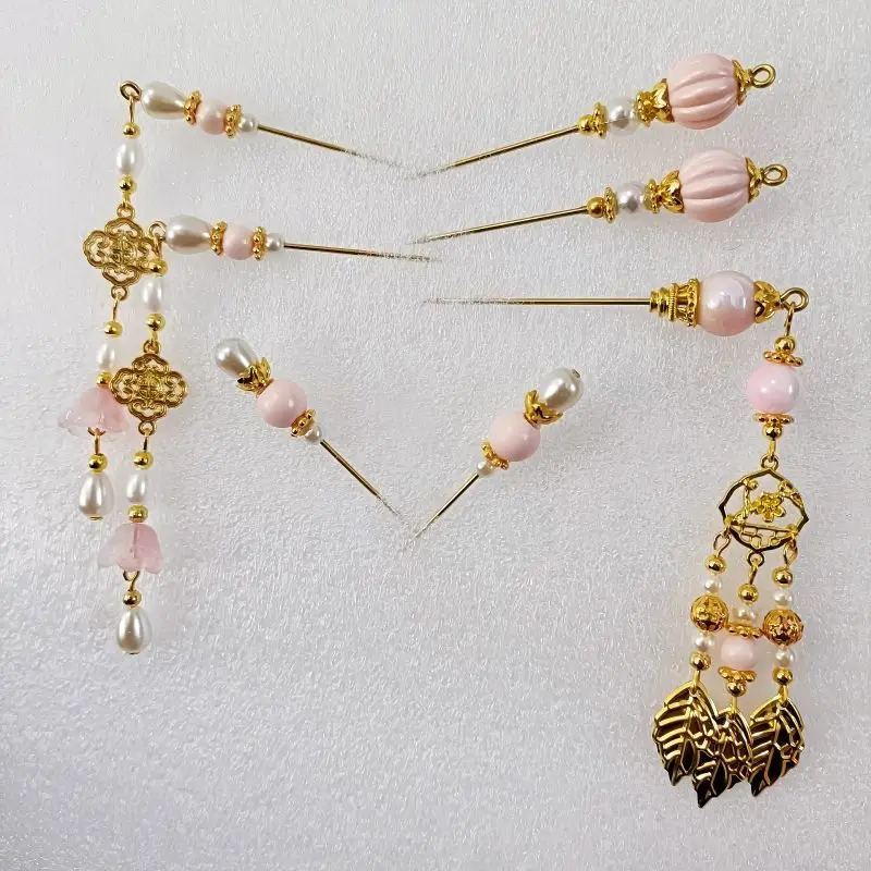 2025 New 60cm BJD Doll Vintage Hairpin Chinese Doll Accessories Creative Doll Hair Accessories Handmade Hanfu Doll HeadwearLI074