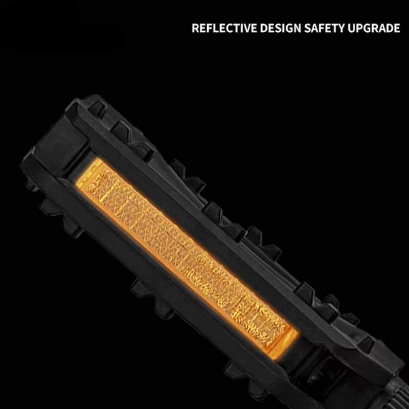 ملحقات ركوب الدراجات دواسات الدراجة الجبلية على الطرق دواسات الدراجة من النايلون PP مع عاكس أصفر #5