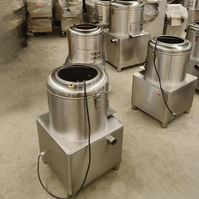 

HBLD Лучшая цена Маленькая электрическая машина для очистки картофеля Коммерческая машина для очистки картофеля Машина для очистки моркови маниоки