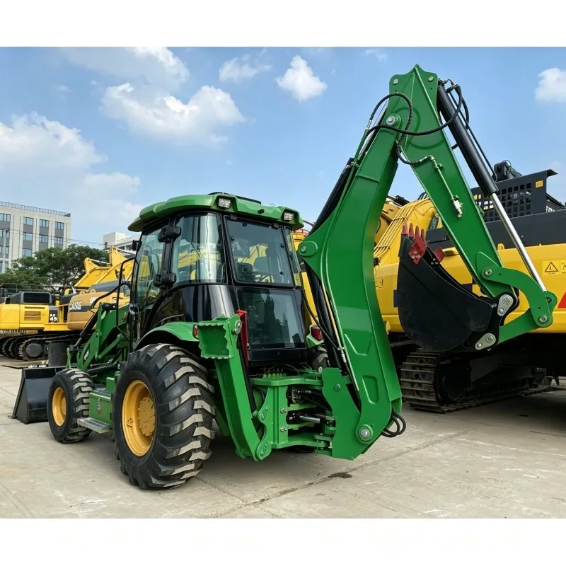 Mini Crawler Backhoe Loader Small for Excavator Loader Wheel Digger Front End Loader Rear Backhoe Arm Farm Construction