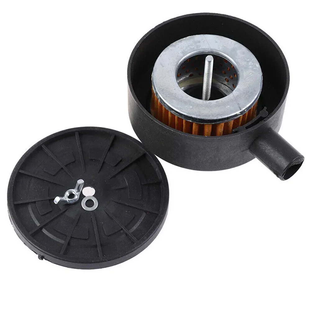 20mm Air Compressor Muffler Noise Reducer with Air Filter Cartridge Compatible with Piston Compressor Pumps Plastic and Paper